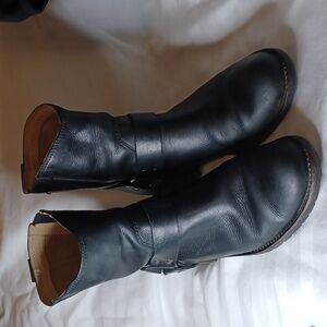 L.L. Bean Black Moto Boots